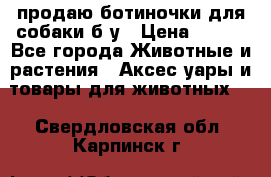 продаю ботиночки для собаки б/у › Цена ­ 600 - Все города Животные и растения » Аксесcуары и товары для животных   . Свердловская обл.,Карпинск г.